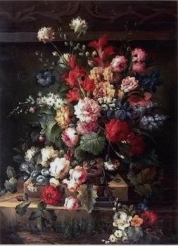 unknow artist Floral, beautiful classical still life of flowers.065 Spain oil painting art